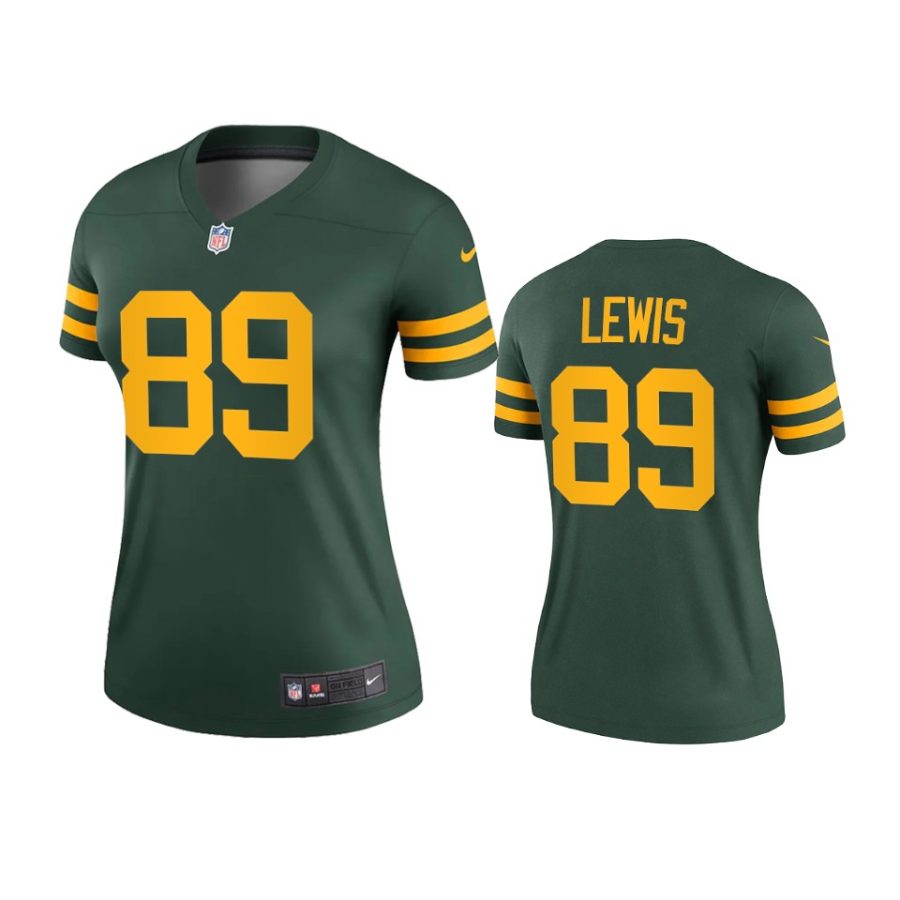 women marcedes lewis packers green alternate legend jersey