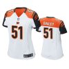 women markus bailey bengals white game jersey