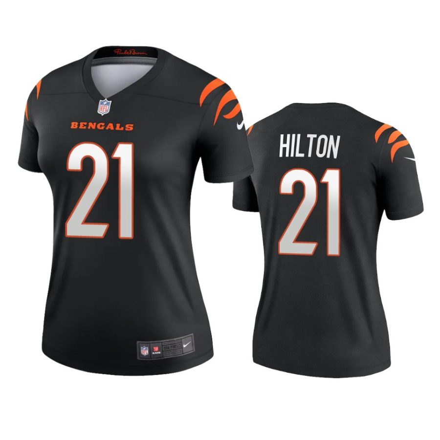 women mike hilton bengals black legend jersey