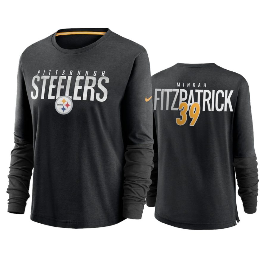 women minkah fitzpatrick steelers black city mascot breathe t shirt