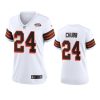 women nick chubb browns white 1946 collection jersey