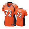 women orange garett bolles jersey 0a