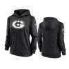 women packers anthracite 2021 nfl crucial catch therma pullover hoodie