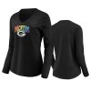 women packers black pride logo long sleeve t shirt