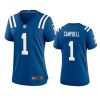 women parris campbell colts game royal jersey