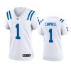 women parris campbell colts game white jersey