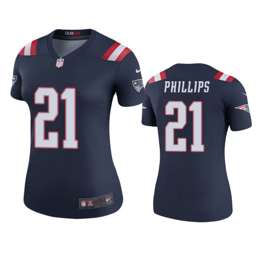 women patriots adrian phillips navy color rush legend jersey