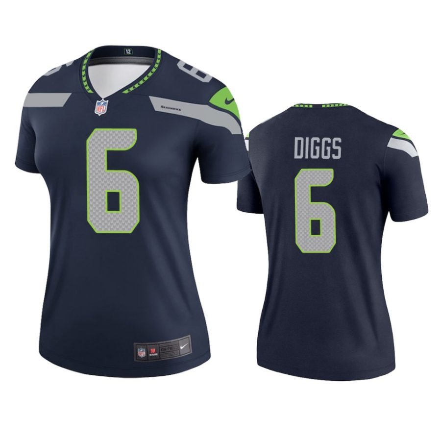 women quandre diggs seahawks navy legend jersey