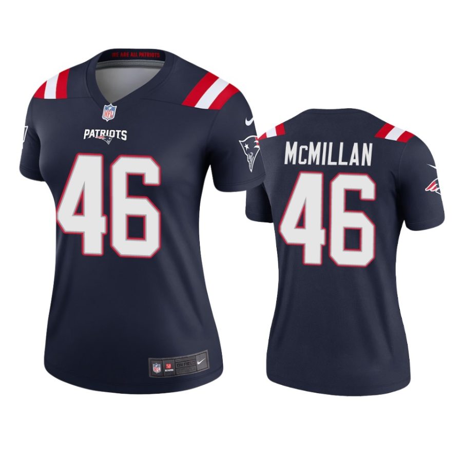 women raekwon mcmillan patriots navy legend jersey