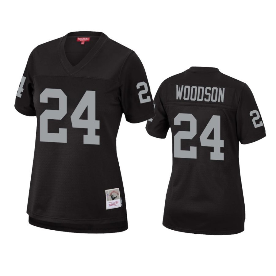 women raiders charles woodson black legacy replica jersey