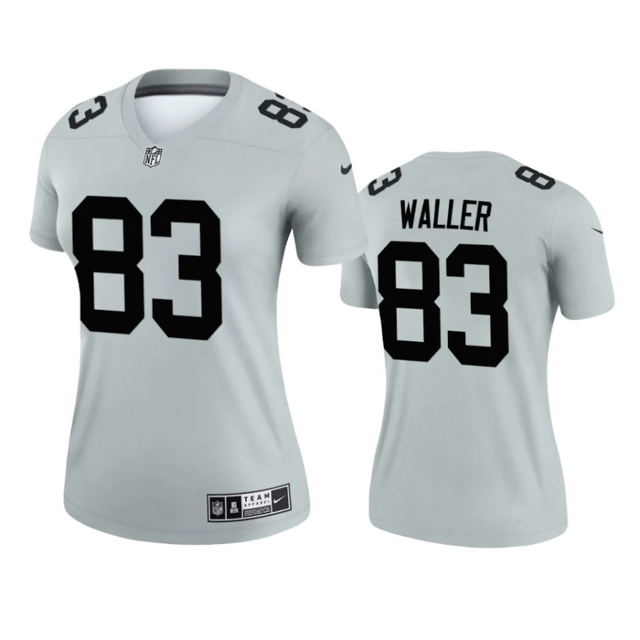 women raiders darren waller silver inverted legend jersey