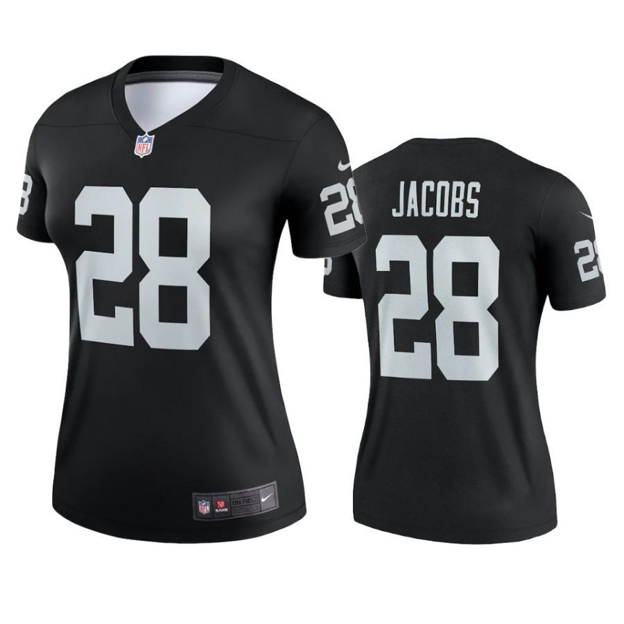 women raiders josh jacobs black legend jersey