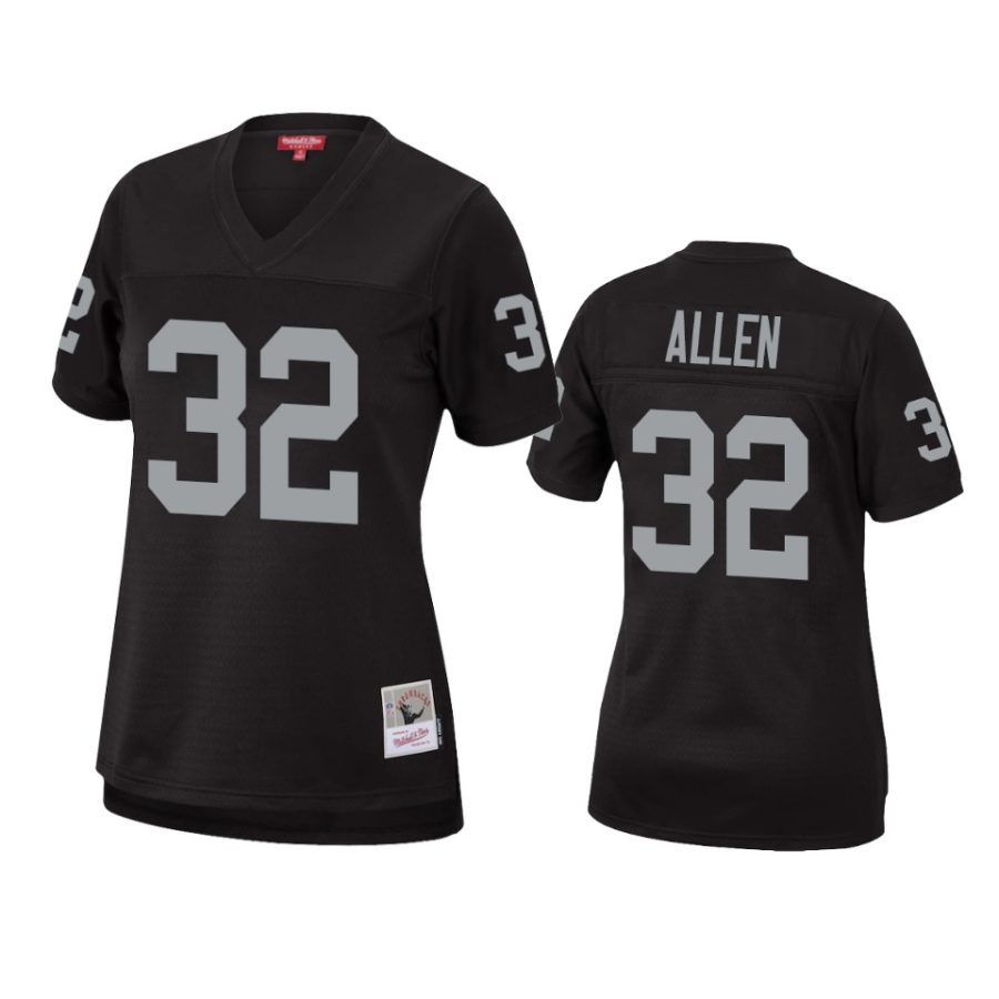 women raiders marcus allen black legacy replica jersey