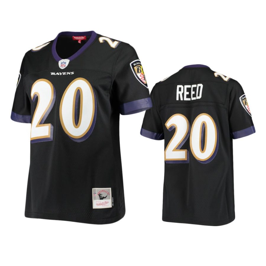 women ravens ed reed black legacy replica jersey