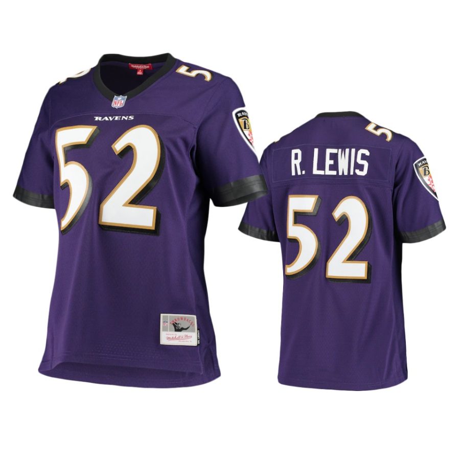 women ravens ray lewis purple legacy replica jersey