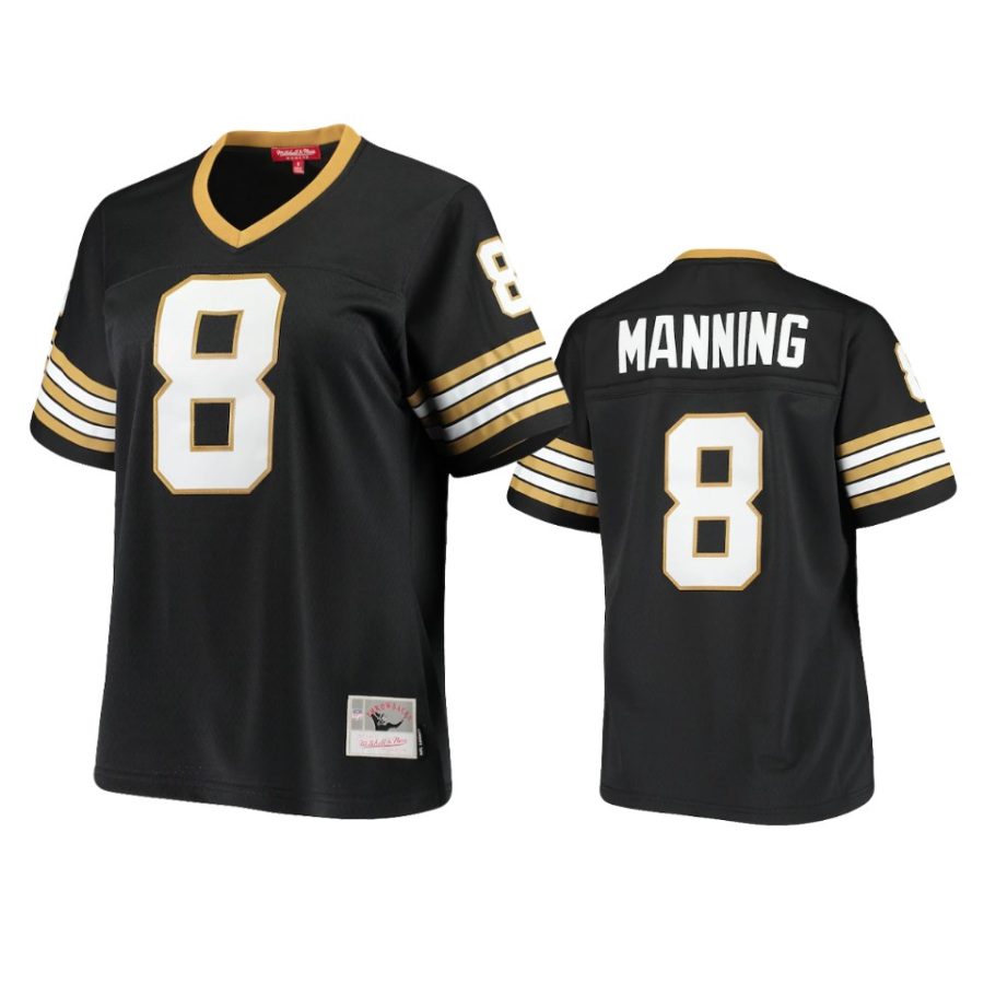 women saints archie manning black legacy replica jersey