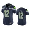 women seahawks fan navy vapor limited jersey