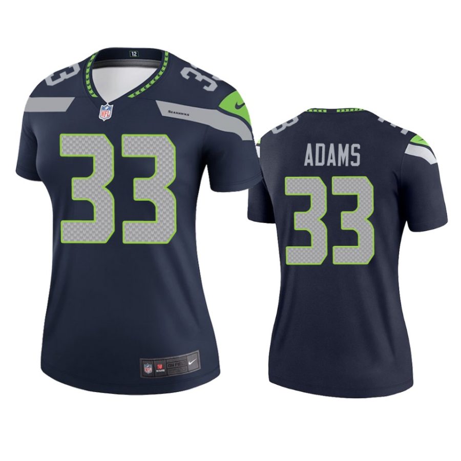 women seahawks jamal adams navy legend jersey