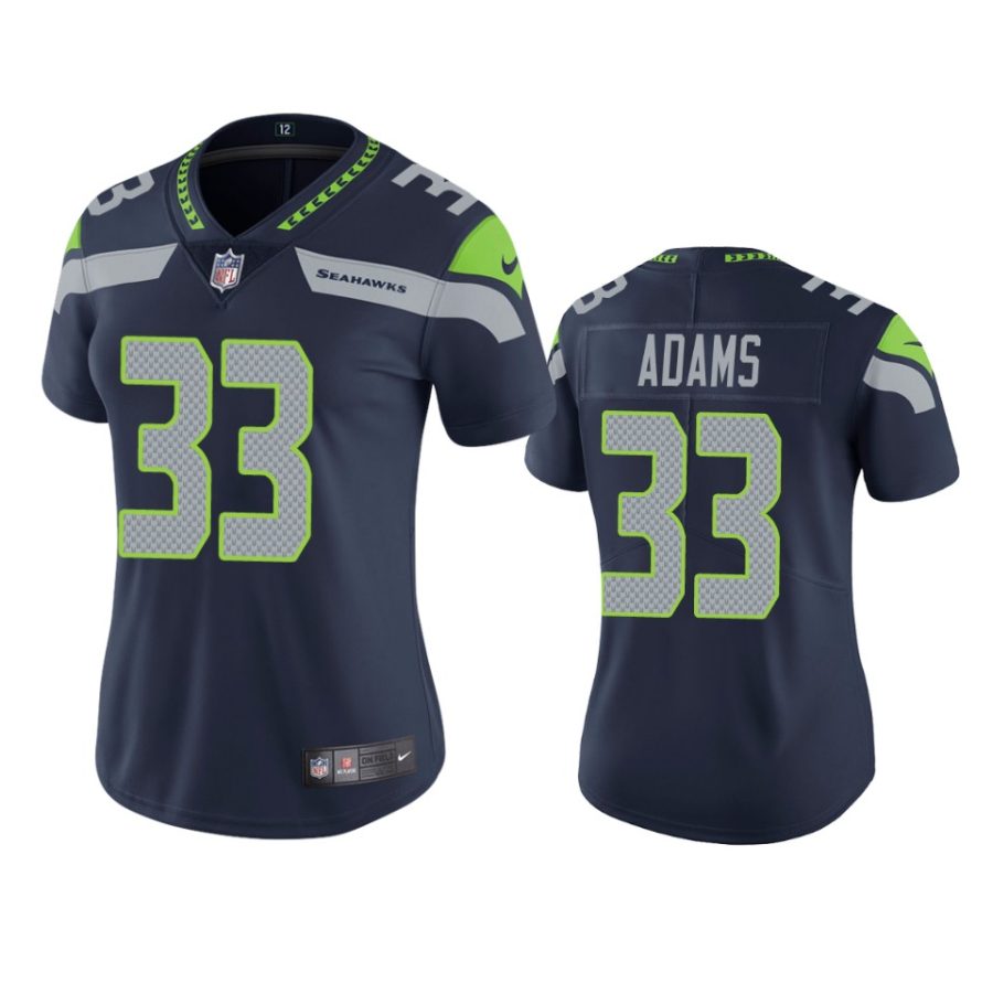 women seahawks jamal adams navy vapor untouchable limited jersey