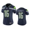 women seahawks tyler lockett navy vapor limited jersey