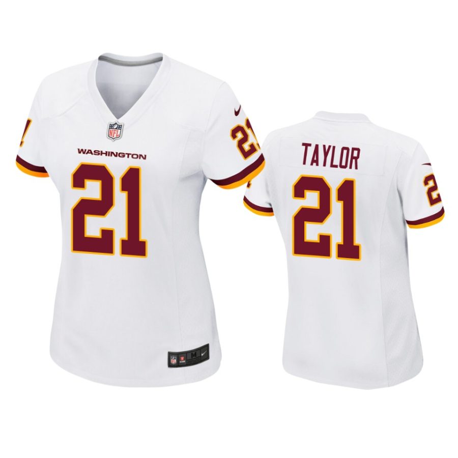 women sean taylor washington football team white game jersey