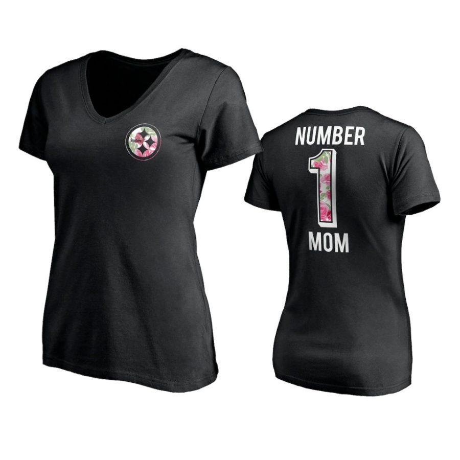 women steelers black mothers day t shirt