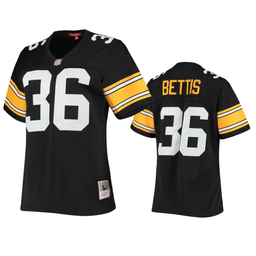 women steelers jerome bettis black 1996 legacy replica jersey