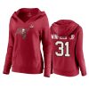 women tampa bay buccaneers antoine winfield jr. red super bowl lv champions player icon hoodie