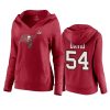 women tampa bay buccaneers lavonte david red super bowl lv champions player icon hoodie