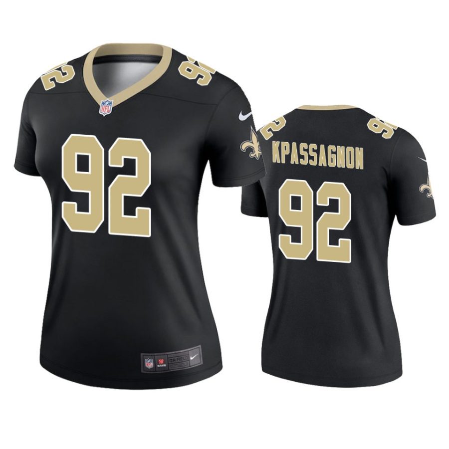 women tanoh kpassagnon saints black legend jersey