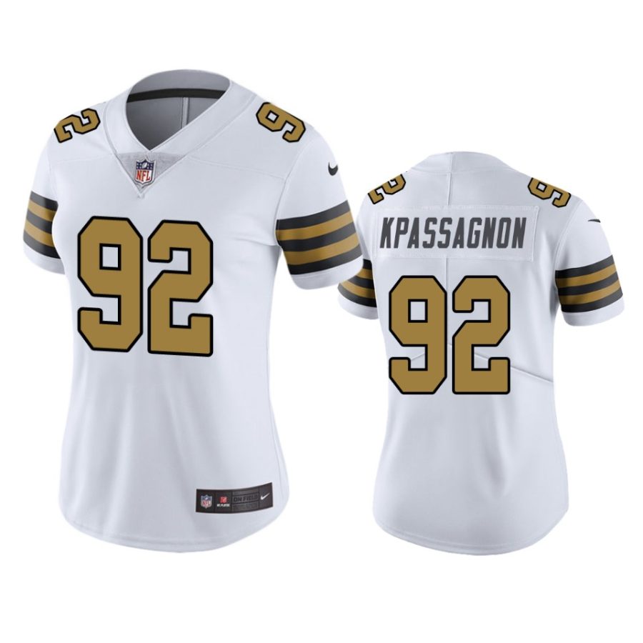 women tanoh kpassagnon saints color rush limited white jersey