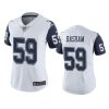 women tarell basham cowboys color rush limited white jersey