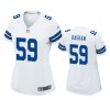 women tarell basham cowboys game white jersey