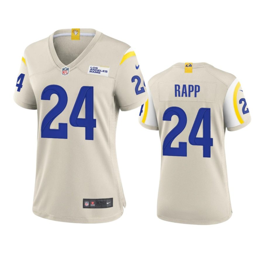 women taylor rapp rams game bone jersey