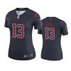 women texans brandin cooks navy color rush legend jersey