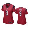 women texans brevin jordan red game jersey