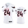 women texans dameon pierce white 2024 game jersey