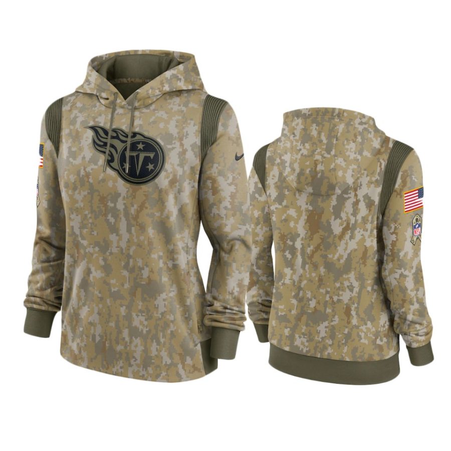 women titans olive 2021 salute to service hoodie