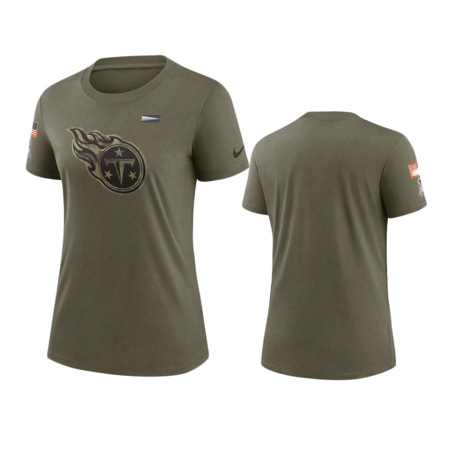 women titans olive 2021 salute to service t shirt