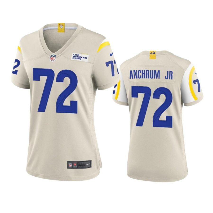 women tremayne anchrum jr. rams game bone jersey