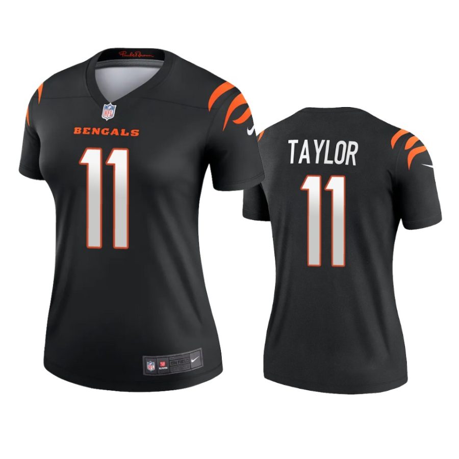 women trent taylor bengals black legend jersey