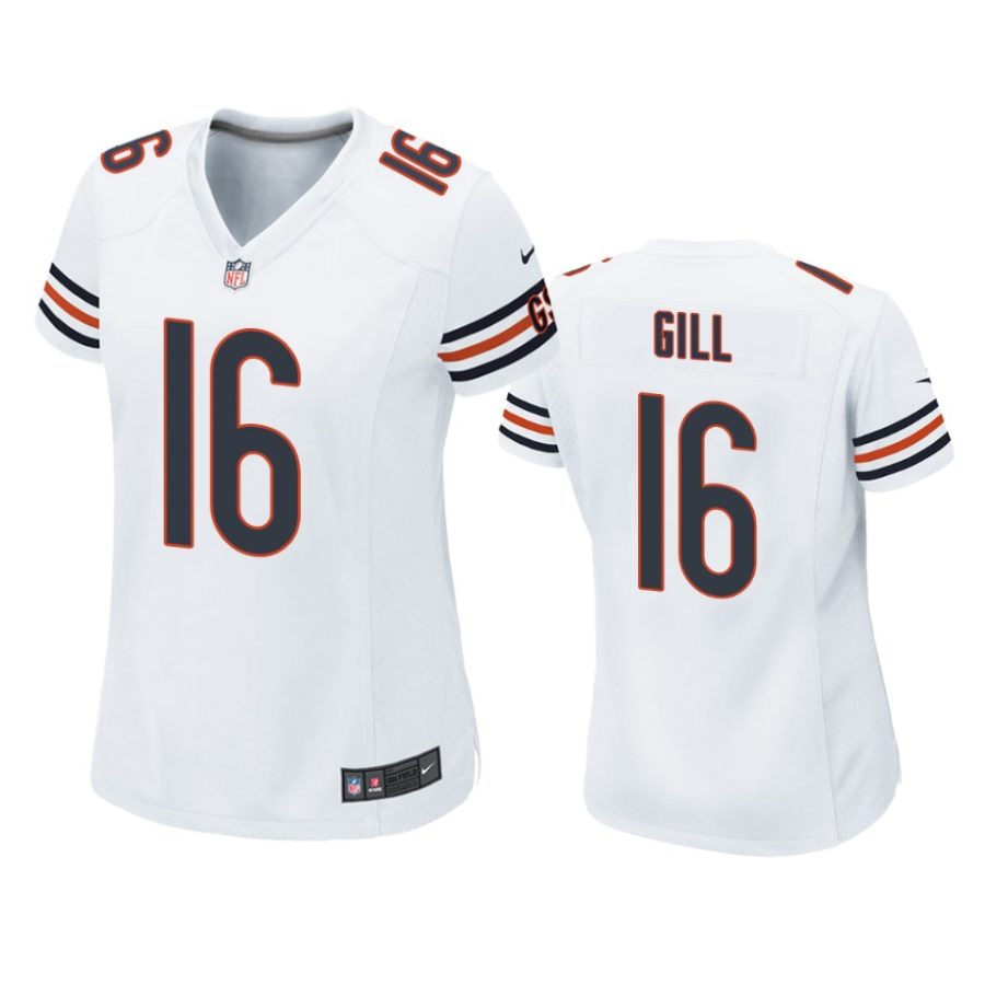 women trenton gill bears game white jersey