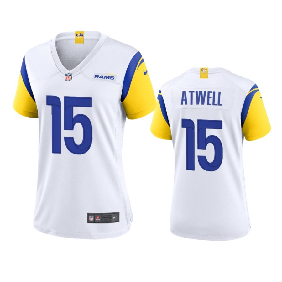 women tutu atwell rams alternate game white jersey