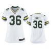 women vernon scott packers white game jersey