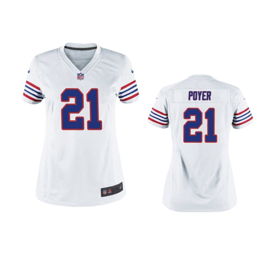 women white jordan poyer jersey