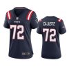 women yodny cajuste patriots game navy jersey