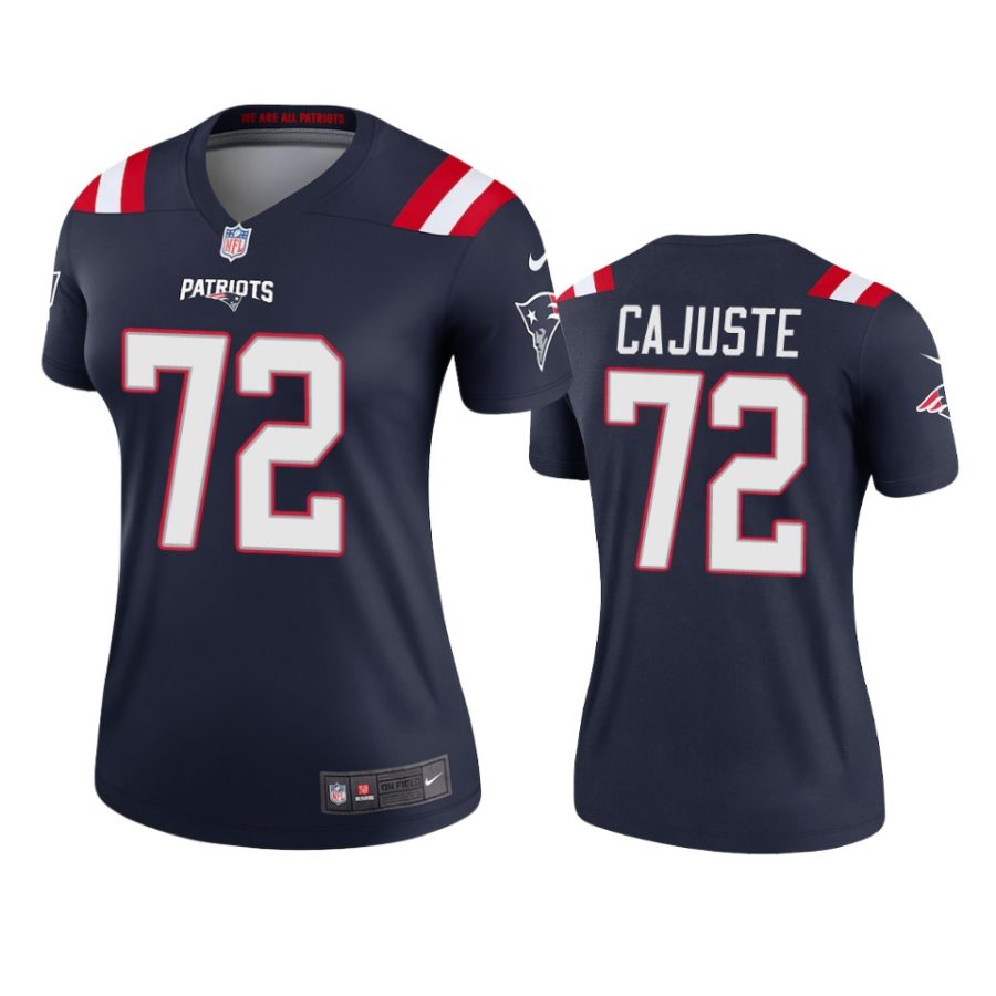 women yodny cajuste patriots navy legend jersey