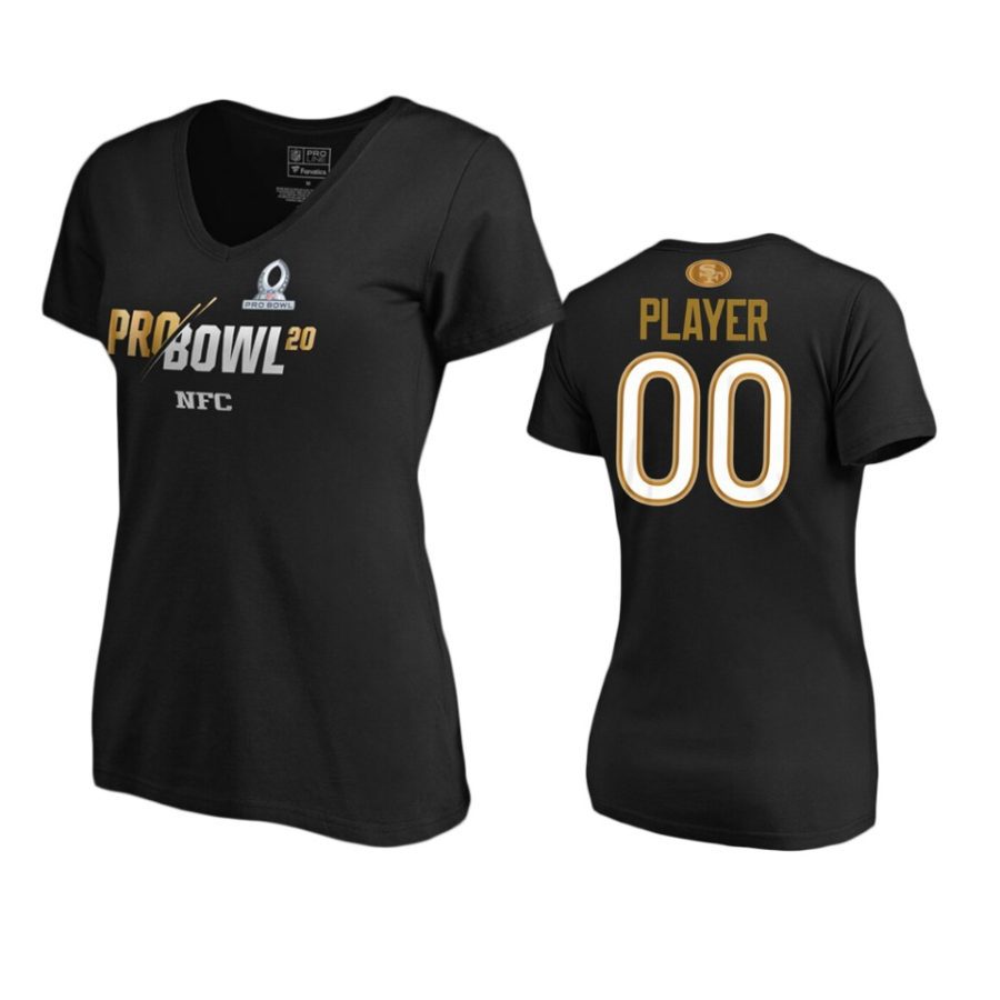 womens 2020 pro bowl nfc black t shirt