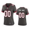 womens buccaneers custom pewter 2020 game jersey