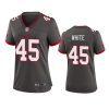 womens buccaneers devin white pewter 2020 game jersey